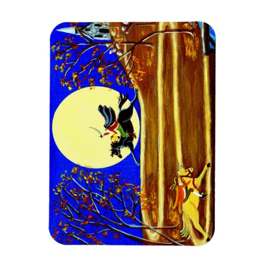 Halloween magneet "Ichabod's Race" (Verticaal)