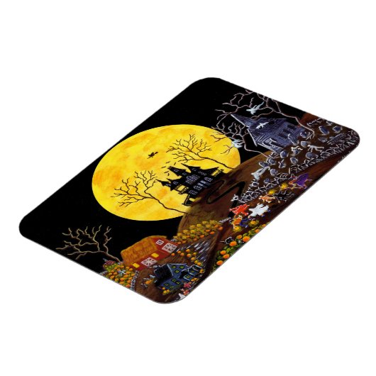 Halloween magneet "Keep Running" (Linkerzijde)