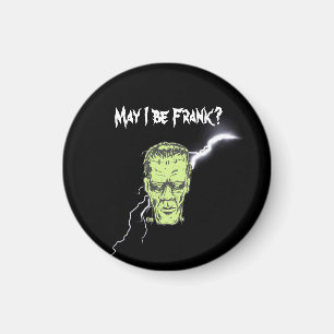 Halloween magneet, mag ik Frank zijn, Frankenstein Magneet