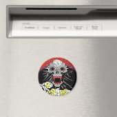 Halloween magneet skelet eten beboterde popcorn (Insitu (Vaatwasser))