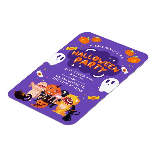 Halloween Magnetic Card Magneet (Linkerzijde)