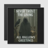 Halloween magnetische groeten Kaart (Voorkant / Achterkant)