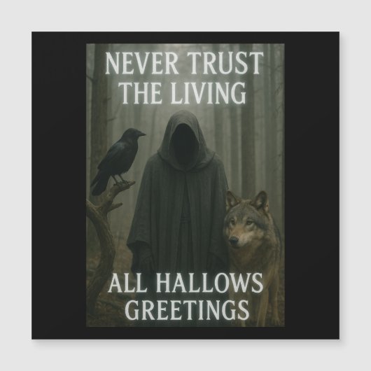 Halloween magnetische groeten Kaart (Voorkant)