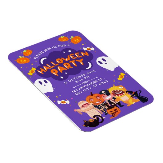 Halloween Magnetische Kaart Magneet (Rechterzijde)