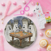Halloween Mahjong Ghosts Papieren Bordje (Feest)