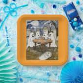 Halloween Mahjong Ghosts Papieren Bordje (Feest)
