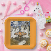 Halloween Mahjong Ghosts Papieren Bordje (Feest)