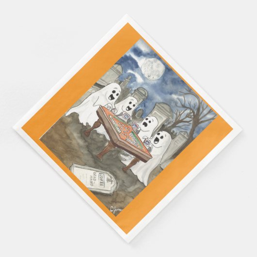 Halloween Mahjong Servet (Hoek)