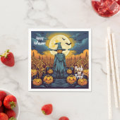 Halloween Maisveld & Vreesschieter Servet (Insitu)