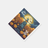 Halloween Maisveld & Vreesschieter Servet (Hoek)