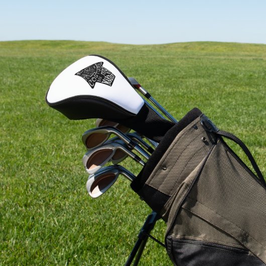 Halloween make-up golfheadcover (Insitu)