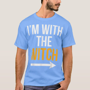 Halloween Male Im met de Witch Costume Funny Cou T-shirt