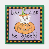 Halloween Maltese Magnet (Voorkant)