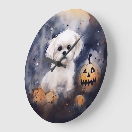 Halloween Maltese met pompoenen eng Grote Klok (Hoek)