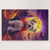 Halloween Maltese Vampire Pumpkins eng Legpuzzel (Horizontaal)