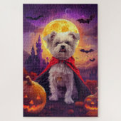 Halloween Maltese Vampire Pumpkins eng Legpuzzel (Verticaal)