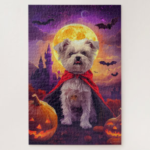 Halloween Maltese Vampire Pumpkins eng Legpuzzel