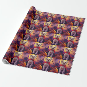 Halloween Maltezer Vampier Pompoenen Griezelen Cadeaupapier