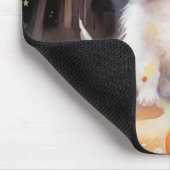 Halloween Malti Tzu met pompoenen eng Muismat (Hoek)