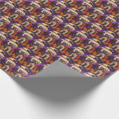 Halloween Malti Tzu Vampire Pumpkins eng Cadeaupapier (Hoek)