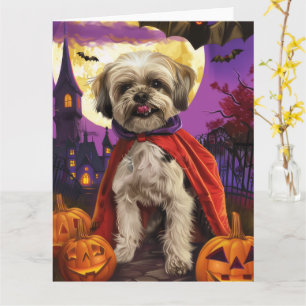 Halloween Malti Tzu Vampire Pumpkins eng Kaart