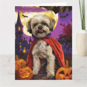 Halloween Malti Tzu Vampire Pumpkins eng Kaart (Voorkant)