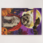 Halloween Malti Tzu Vampire Pumpkins eng Legpuzzel (Horizontaal)