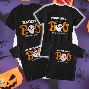 Halloween Mama Boo Devil Familie Matching T-shirt
