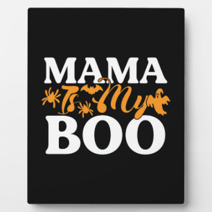 Halloween Mama Is My Boo Birthday Fotoplaat