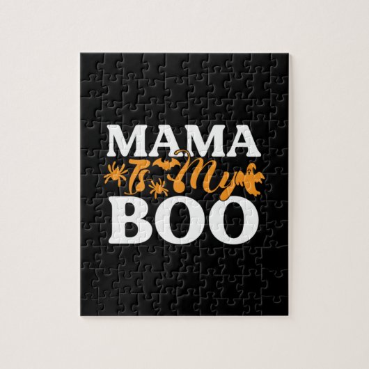 Halloween Mama Is My Boo Birthday Legpuzzel (Verticaal)