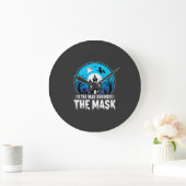 Halloween Man Achter het Masker Spookhuis Grote Klok (Huis)