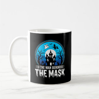 Halloween Man Behind the Mask Haunted House Koffiemok