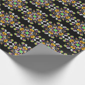 Halloween Mandala Ghosts, pompoenen, vleermuizen e Cadeaupapier (Hoek)