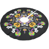 Halloween Mandala Ghosts, pompoenen, vleermuizen e Kerstboom Rok (Gekanteld)