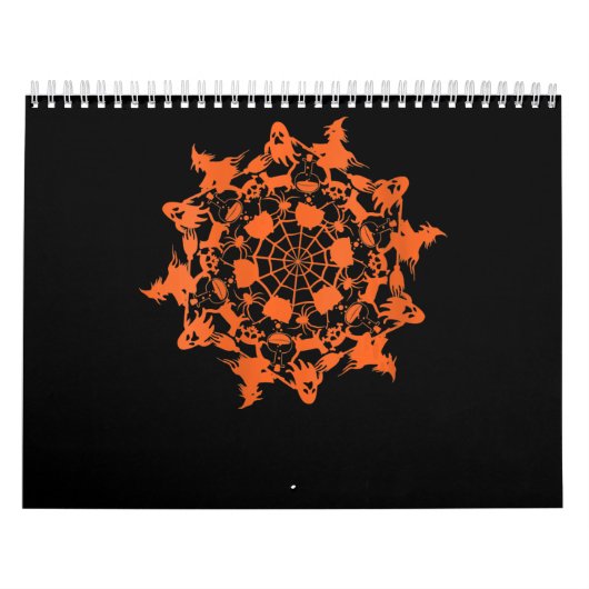 Halloween Mandala Spider Witch Ghost Skull Gift Kalender (Hoes)