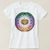 Halloween mandala t-shirt (Design voorkant)