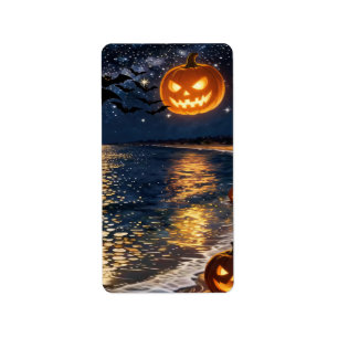 Halloween Maneschijnstrand Etiket