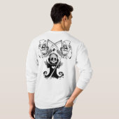 halloween mannen overhemden t-shirt (Achterkant volledig)