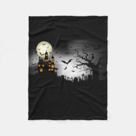 Halloween Mansion Blanket Fleece Deken