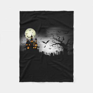 Halloween Mansion Blanket Fleece Deken