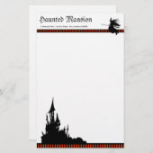 Halloween Mansion Stationery Briefpapier (Voorkant / Achterkant)