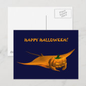 Halloween Manta Ray Briefkaart (Voorkant / Achterkant)