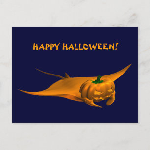 Halloween Manta Ray Briefkaart