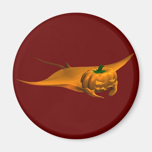 Halloween Manta Ray Magneet (Voorkant)
