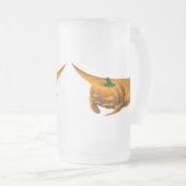 Halloween Manta Ray Matglas Bierpul (Voorkant rechts)