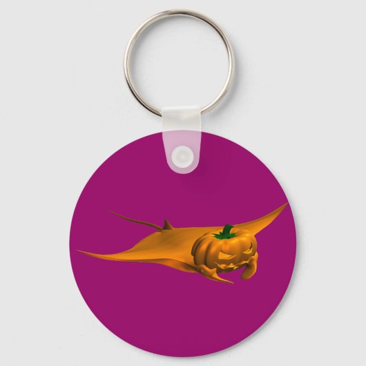 Halloween Manta Ray Sleutelhanger (Voorkant)