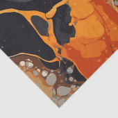 Halloween Marmeren Aquarel Swirl 11 Tissuepapier (Detail)