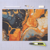 Halloween Marmeren Aquarel Swirl 11 Tissuepapier (Craft)