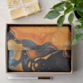 Halloween Marmeren Aquarel Swirl 14 Tissuepapier (Geschenk)