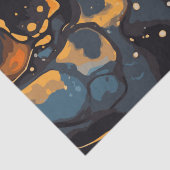 Halloween Marmeren Aquarel Swirl 14 Tissuepapier (Detail)